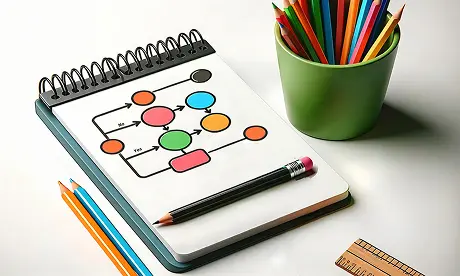 Document verification workflow illustration